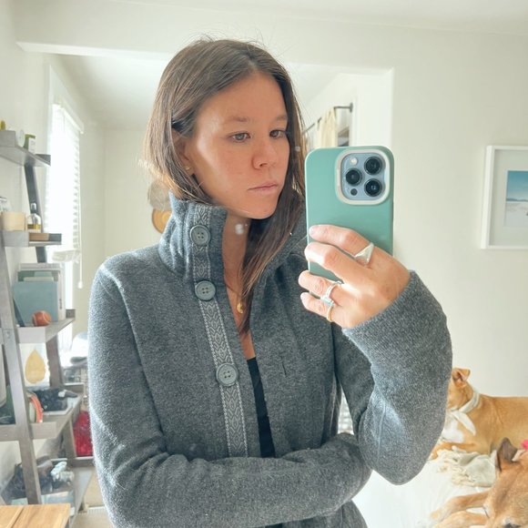 NWOT Marmot Wool Jacket, Scandinavian Stitching, Warm, Size S - Picture 5 of 9